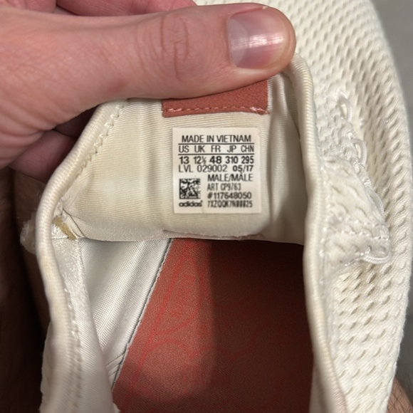 ADIDAS X PHARRELL WILLIAMS TENNIS HU, White & Raw Pink - Picture 12 of 12